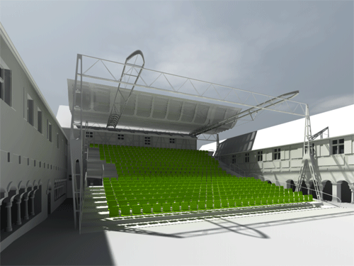 Visualisierung Überdachung