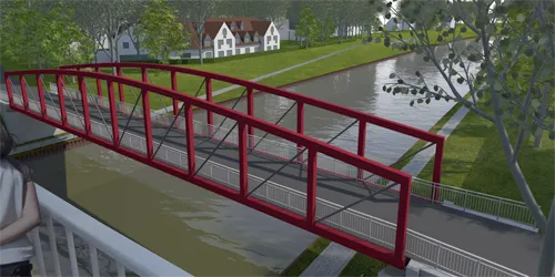 Visualisierung Prinzenbrücke
