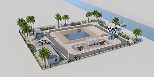 Visualisierung Wasseraufbereitungsanlage