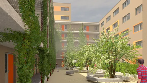 Visualisierung Studentenhaus