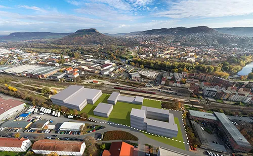 Visualisierung Saalebahnhof