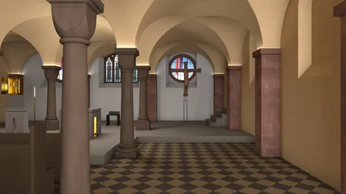 Visualisierung Krypta Dom