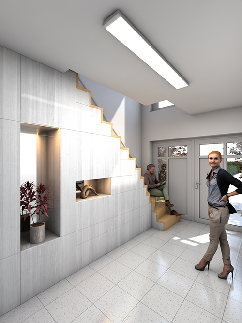 Visualisierung Innentreppe