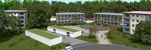 Visualisierung Wohnungsbau